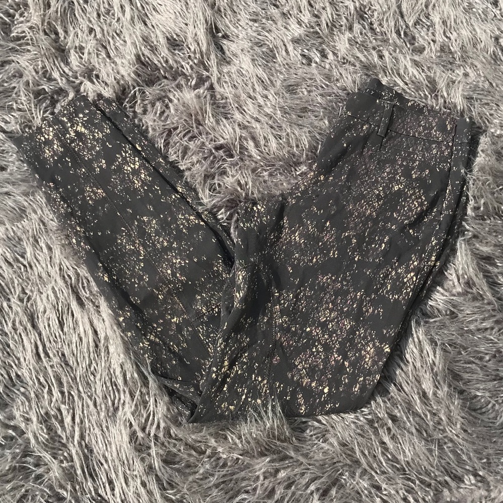 Theory Junius Snake Stretch Side Zip Pants